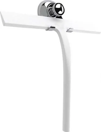 OEM Escobilla De Ducha, 23 Cm, Escobilla De Ducha, Escobilla De Ventana, Hierro Y Silicona, Blanco, Para Puertas Y Ventanas De Vidrio Y Cer&aacute;mica