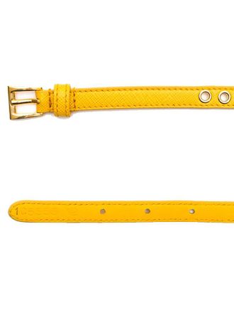 Prada Prada magere riem met oogjes Mimosa