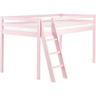 Beliani Beliani - Letto per bambini in legno di pino ue 90 x 200 cm con rete a doghe Rosa Ascoux