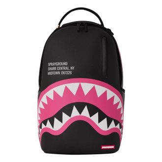 Sprayground Shark Central Pink DLXSV Backpack Black Pink W1035718