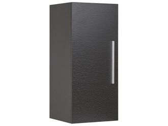 Beliani Armario de pared para ba&ntilde;o 40 cm negro