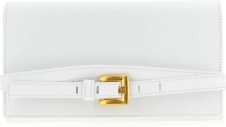 Balmain Shuffle Wallet on Chain - Dames - Schoudertassen - Wit - ONE Size - Leer - Tassen