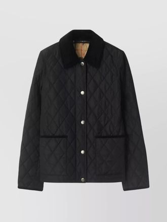 Burberry quilted nylon jacket check lining