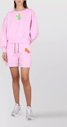 Canada Goose cotton elastic-waist short shorts