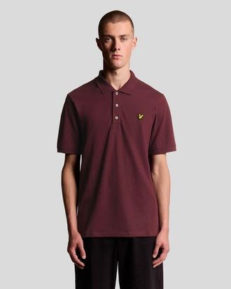 Lyle & Scott Plain Polo Shirt in Burgundy at Nordstrom, Size Xx-Large