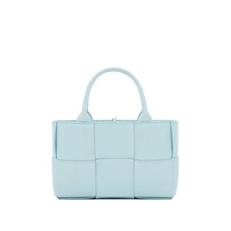 Bottega Veneta Blue Lamb Leather Tote Womens Bag
