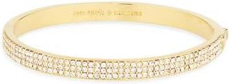 Kate Spade New York pav&eacute; crystal hinge bracelet in Clear/Gold. at Nordstrom Rack