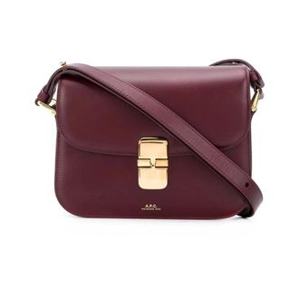 A.P.C. Grace Small Bag - female - A.P.C. - Cross Body Bags - Purple - ONE SIZE - Bags