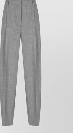 Fabiana Filippi wide leg pleated trousers light point detail