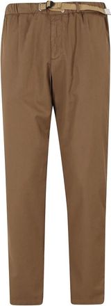 White Sand Linnen Broeken - Heren - Slim Fit Broeken - Bruin - M - Linnen - Broeken