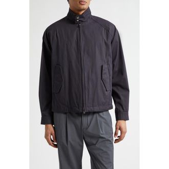 Herno Dean Cotton Twill Bomber Jacket in 9200 Navy at Nordstrom, Size 36 Us