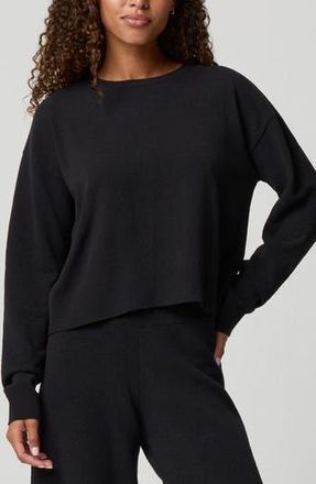 Florence By Mills Relaxed Chenille Sweater in Black at Nordstrom Rack, Size Xx-Small