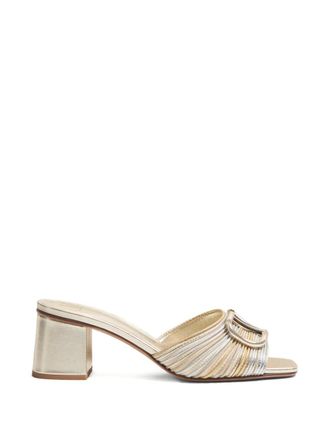 Valentino Garavani 60 mm VLogo Signature sandalen - Zilver