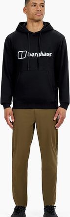 Berghaus Mens Berghaus Logo Hoody Light - Black - Size: 40