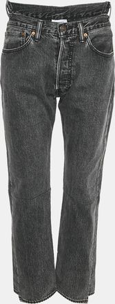 VETEMENTS X Levis Black Denim High Waist Reworked Jeans L/waist