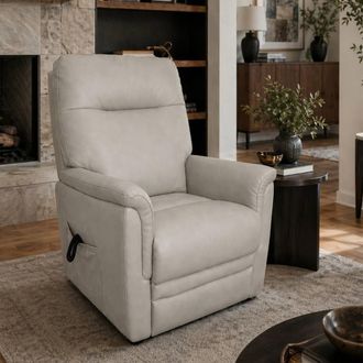 Aspire Home Accents Ascend Power Riser Recliner Armchair (1 Seater) in Light Grey