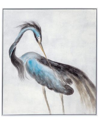 Bassett Mirror Company Louisiana Heron Framed Canvas