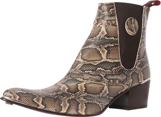 Jeffery West Leren Chelsea-Laarzen, Bruin