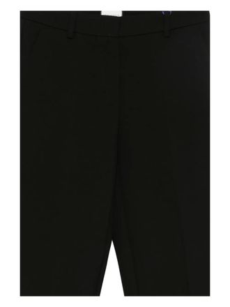Seductive straight-leg trousers - women - Elastane/Viscose/Polyester/Cotton - 42 - Black