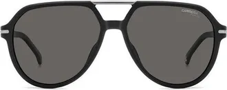 Carrera Polarized Aviator Sunglasses - Black