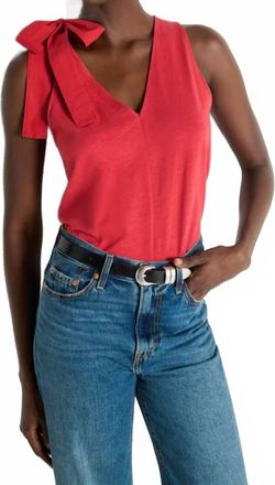 Nation Ltd Daniella Tank In Heartbeat Red