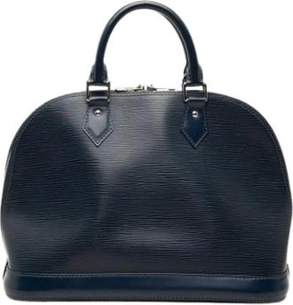 Louis Vuitton Pre-owned Alma PM Handtas - Dames - Vintage Handtas - Blauw - ONE Size - Leer - Vintage