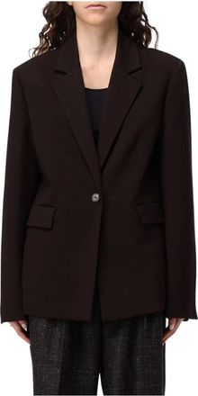 Liviana Conti Liviana Conti Chaquetas - Jackets - Mujer - Marr&oacute;n - 2XL