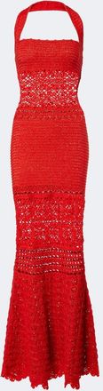 Retrof&ecirc;te Retrof&ecirc;te Peggie crochet cotton-blend maxi dress