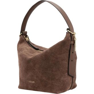 LouLou Essentiels Lois Handtas - Dames - Tassen - Bruin - Maat: ONE Size Su&egrave;de