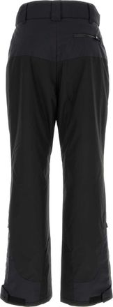 Palm Angels Mens Black Polyester Ski Pant Blackwhite Pantaloni Trousers