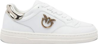 Pinko Sneakers met metallic vlakken - Wit