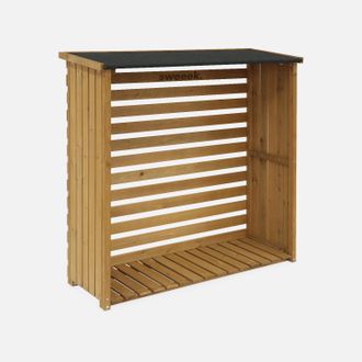 Sweeek Le&ntilde;ero Exterior De Madera, 120x45x120cm