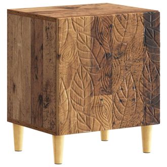 vidaXL Mesita De Noche Madera Envejecida 43 X 34,5 X 50 Cm Vidaxl