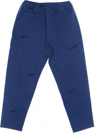 Usual Blauwe Lange Stoffen Broek met Zakken - Heren - Slim Fit Broeken - Blauw - XL - Katoen - Broeken
