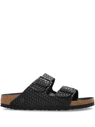 Birkenstock Arizona sandals - unisex - Calf Leather/Rubber/Calf Leather - 46 Narrow - Black