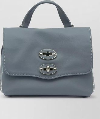 Zanellato studded crossbody bag top handle strap