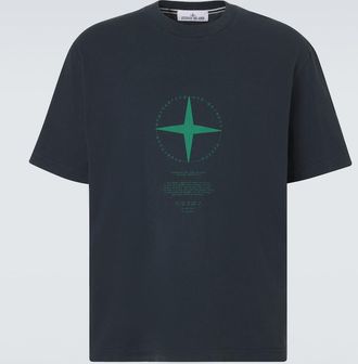 Stone Island Logo cotton jersey T-shirt