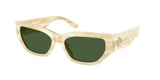 Tory Burch TY7240U 195071 Womens Sunglasses White Size 55
