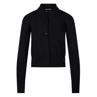 Max Mara Dames, Truien, Blauw, Maat: XS Wol