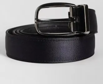 Dolce & Gabbana silk leather belt
