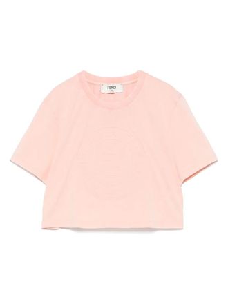 Tシャツ・カットソー FENDI SS25 3D 'Fendi Roma' T-shirt (FS9715ASNI F1RX9) Fendi 3d fendi roma cropped t-shirt available on Monti