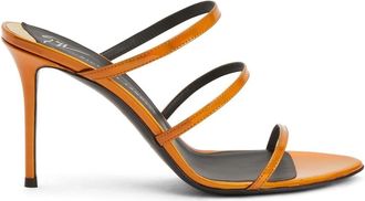 Giuseppe Zanotti 105mm Alimha sandals - women - Other fibres - 37.5 - Orange