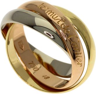 Cartier Trinity Yellow Gold (18K) Pink Gold (18K) White Gold (18K) Band Ring (Pre-Owned)