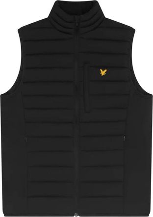 Lyle & Scott Stretch Lichtgewicht Gewatteerde Bodywarmer - Heren - Bodywarmers - Zwart - XL - Polyester - Jassen