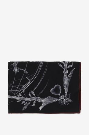 Fabiana Filippi Quadratisches Seidentwill-Halstuch Fabula Mundi