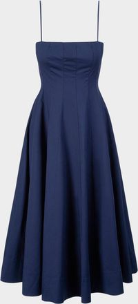 Staud Wylie Paneled Midi Dress