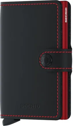 Secrid Miniwallet Matte in Black-Red at Nordstrom