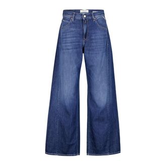 Replay Jeans, Dames, Blauw, W25 L32, Narja Wide Jeans