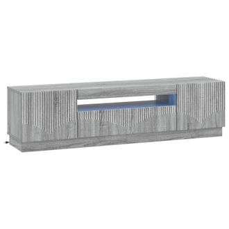 vidaXL Mueble De Tv Led Sonoma Gris Madera De Ingenier&iacute;a Vidaxl