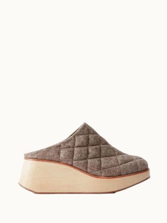 Rachel Comey Womens Sesley Rocking Mules In Grey Melange